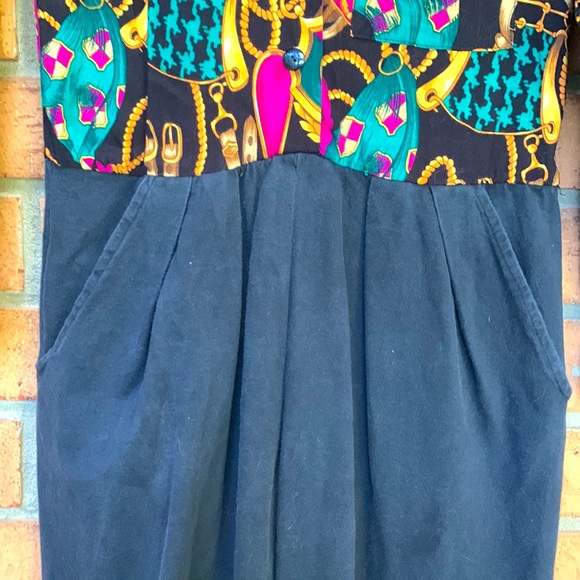 vintage jumpsuit with stirrups 80’s, 90’s one-piece pants romper great condition - Picture 7 of 13